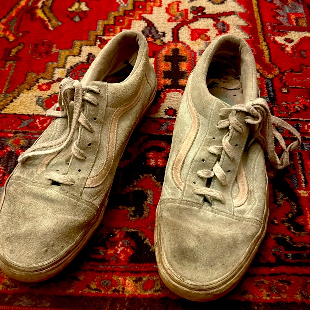 Lime Green Old school High Top Vans 
Size: 12
Usage: Heavy